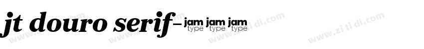 jt douro serif字体转换
